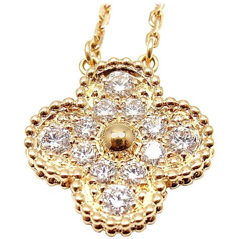 van cleef vintage alhambra necklace